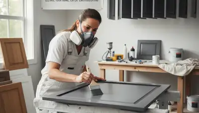 Cabinet painting in Scottsdale, AZ for durable, professional kitchen finishes