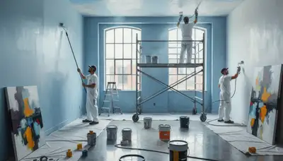 Commercial painters applying durable exterior coatings in Scottsdale, AZ