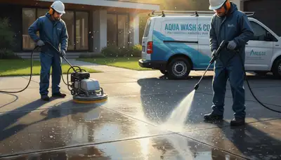 Concrete pressure cleaning for Scottsdale, AZ driveways and patios by Scottsdale Paint Pros