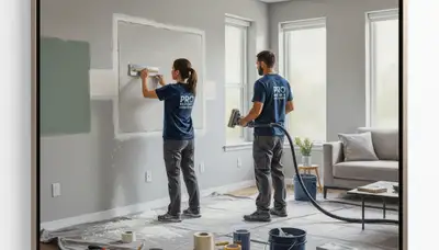 Drywall repair services in Scottsdale, AZ for cracks, holes, and smooth wall restoration