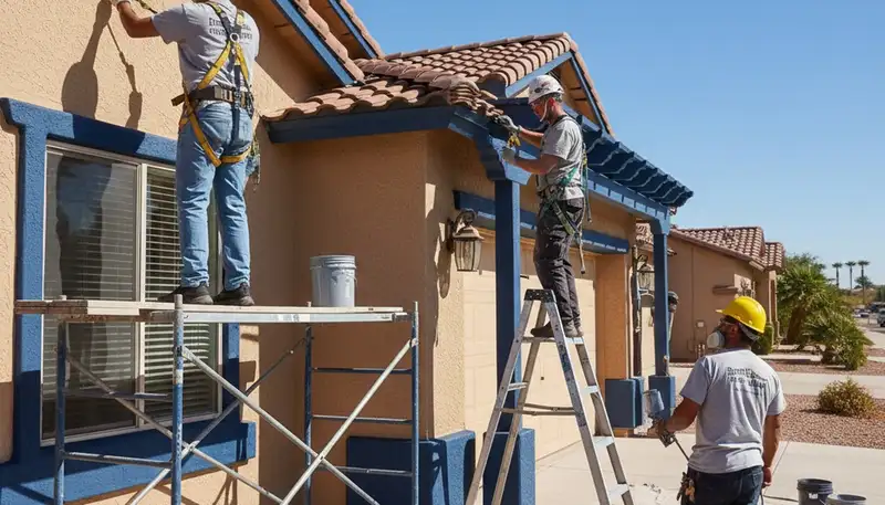 Scottsdale, AZ painting contractor providing professional interior and exterior house painting services