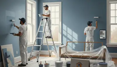 Interior house painting in Scottsdale, AZ by Scottsdale Paint Pros for lasting desert-ready color