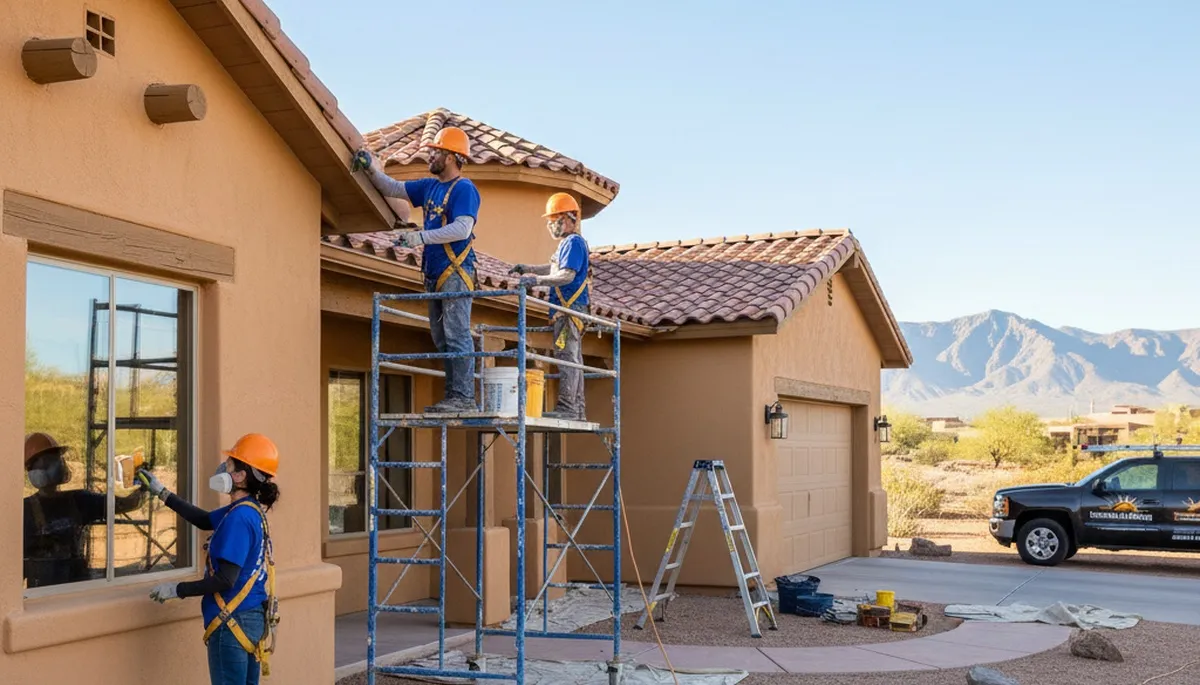 Scottsdale, AZ painting contractors providing professional interior and exterior house painting services