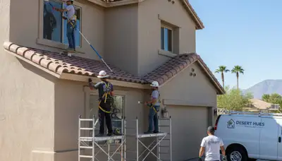 Scottsdale, AZ painting contractors providing professional interior and exterior painting services