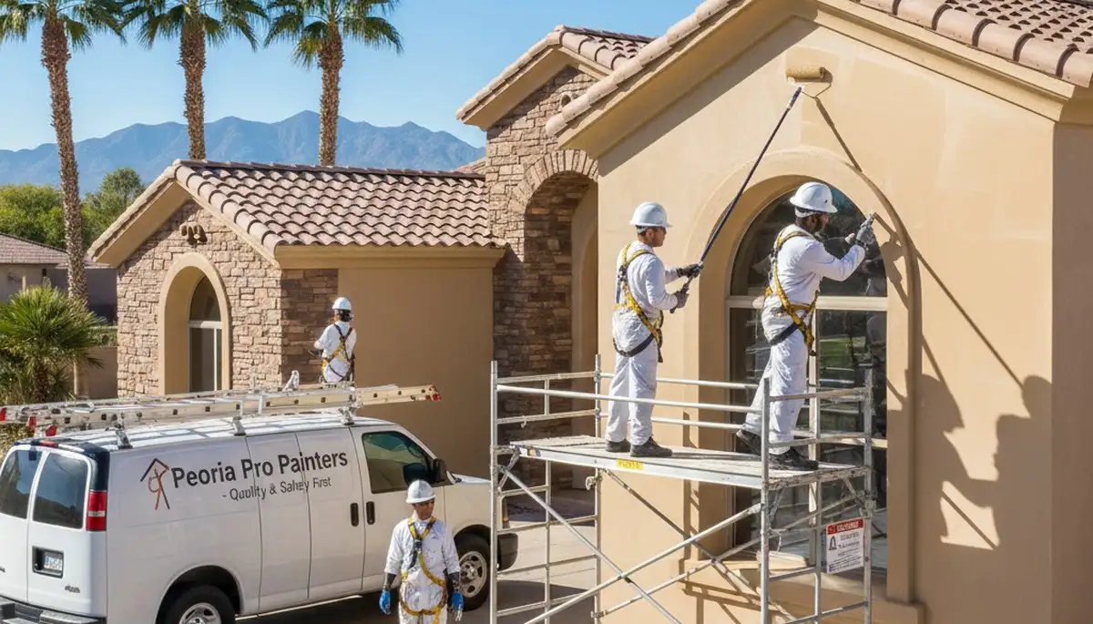 Painting contractor in Scottsdale, AZ providing professional interior and exterior house painting services