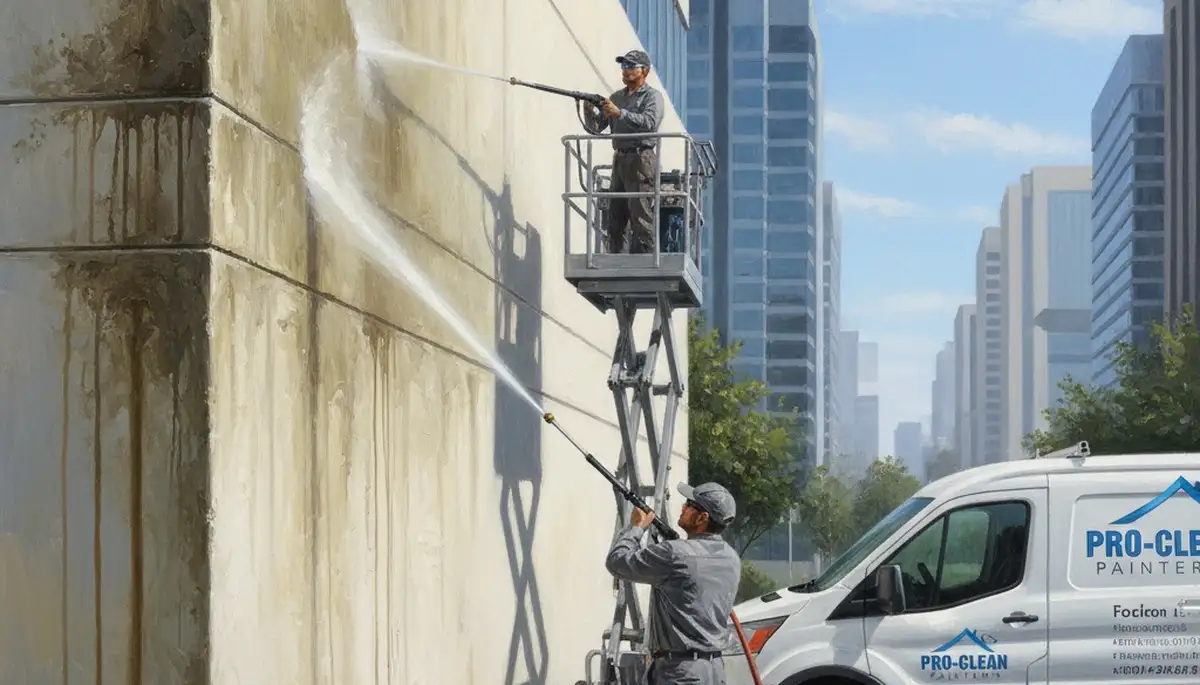 Professional pressure cleaning in Scottsdale, AZ removes desert dust and hard water stains from exterior surfaces