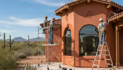 Scottsdale, AZ painting contractors providing professional interior and exterior house painting services