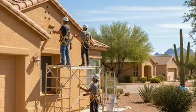 Scottsdale, AZ painting pros providing professional interior and exterior house painting services