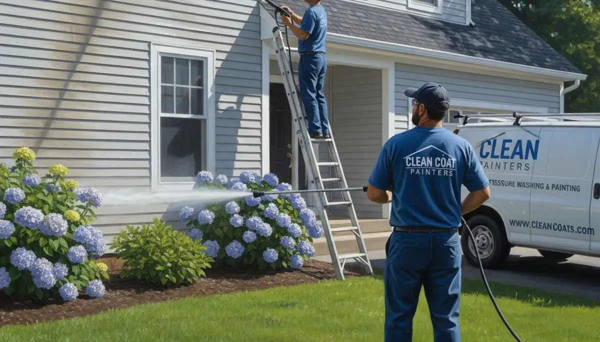 Vinyl siding pressure cleaning service in Scottsdale, AZ removes desert dust and grime