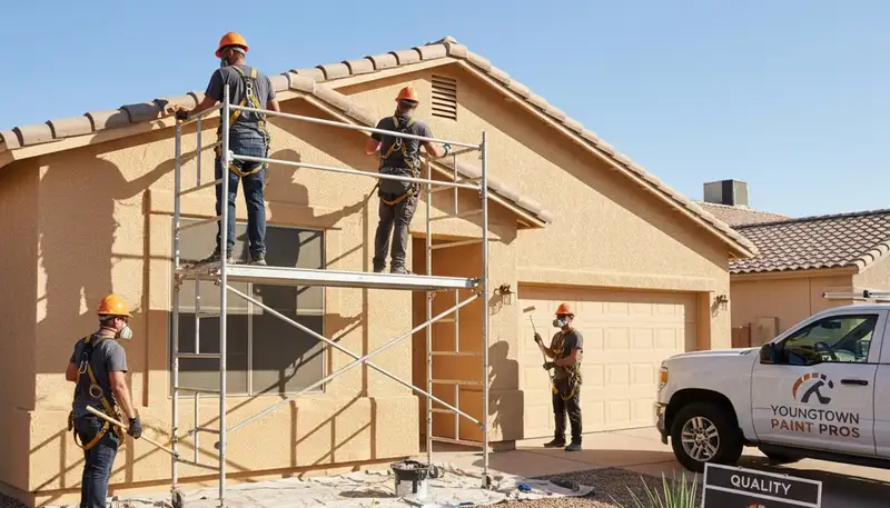 Scottsdale, AZ painting contractors providing professional interior and exterior house painting services